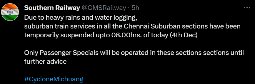 southern railway tweet 